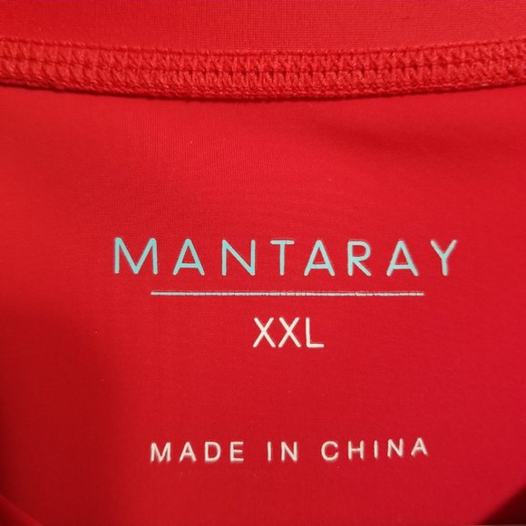 MANTARAY "SURF" Red Tee XXL - Picture 4 of 10